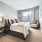 bedroom with bright, natural lighting