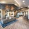 lounge room with modern decor and ample seating